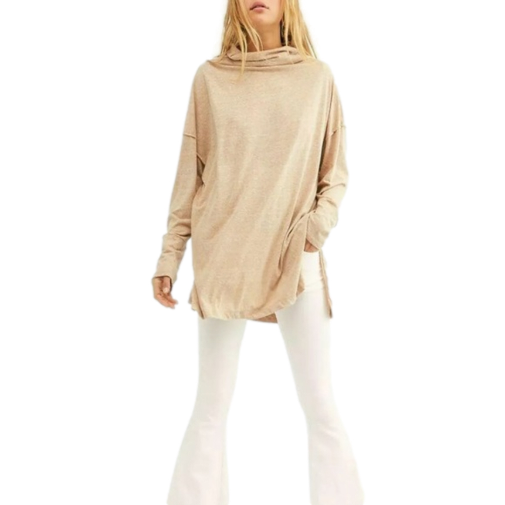 NWT Free people bronze turtleneck tunic